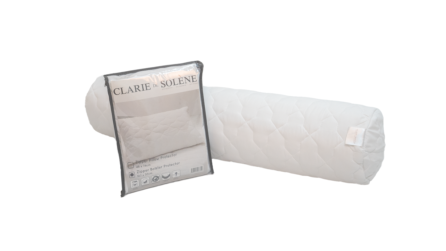 Clarie De Solene Bolster Protector with Zipper