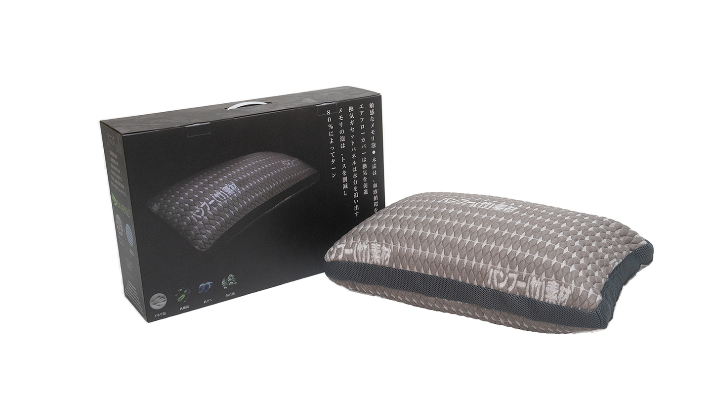 Domus Charcoal Memory Foam Pillow