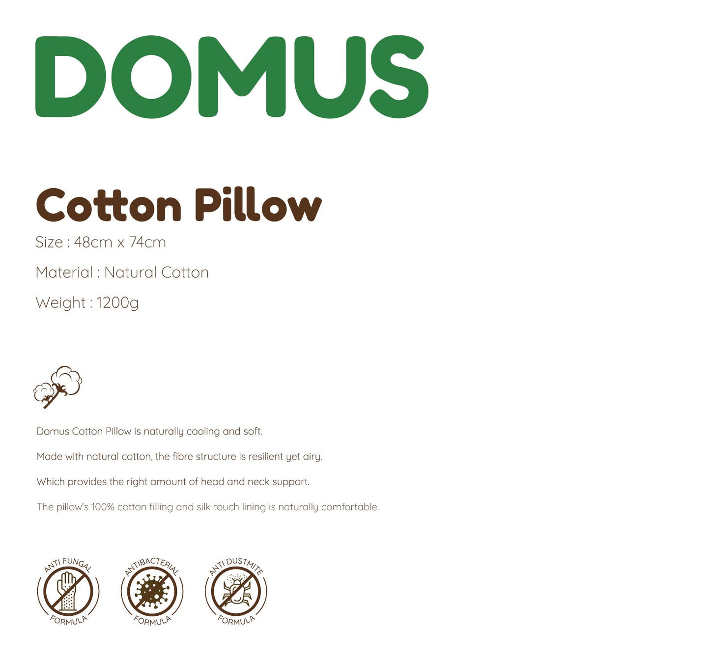Domus Cotton Pillow