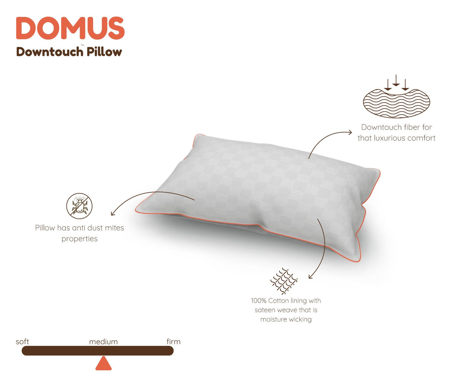 Domus Down Touch Pillow