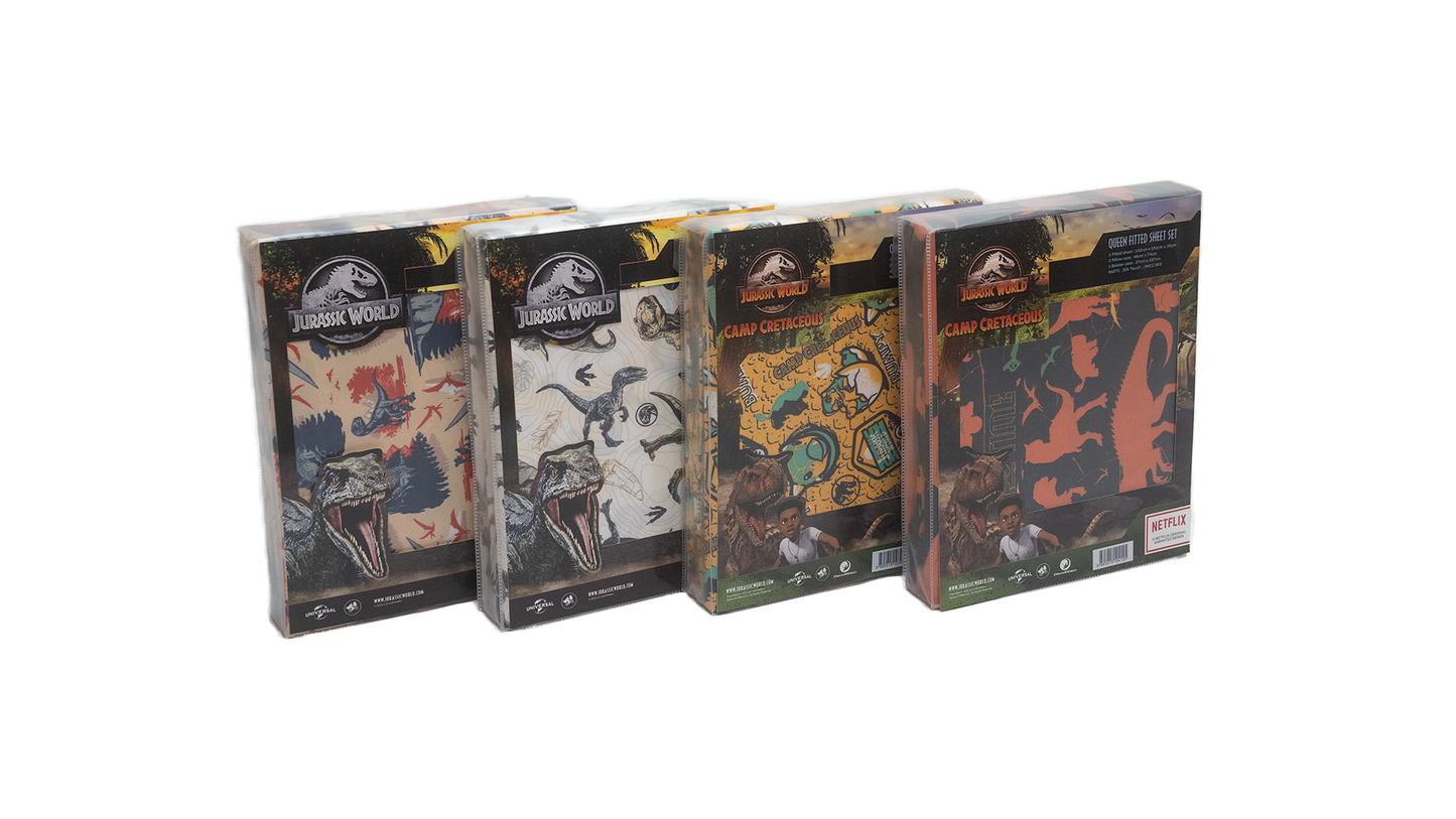 Jurassic World Series Fitted Sheet Set JWF002