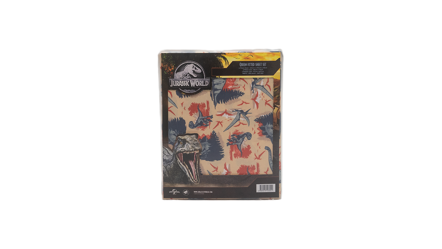 Jurassic World Series Fitted Sheet Set JWF002