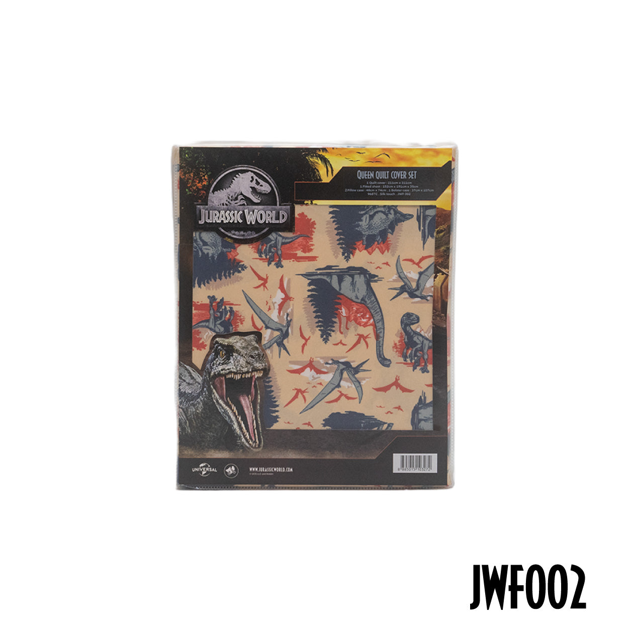 Jurassic World Series Quilt Cover Set JWF002