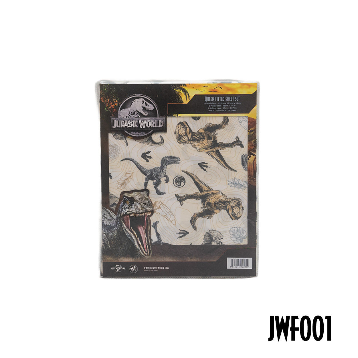 Jurassic World Series Fitted Sheet Set JWF001