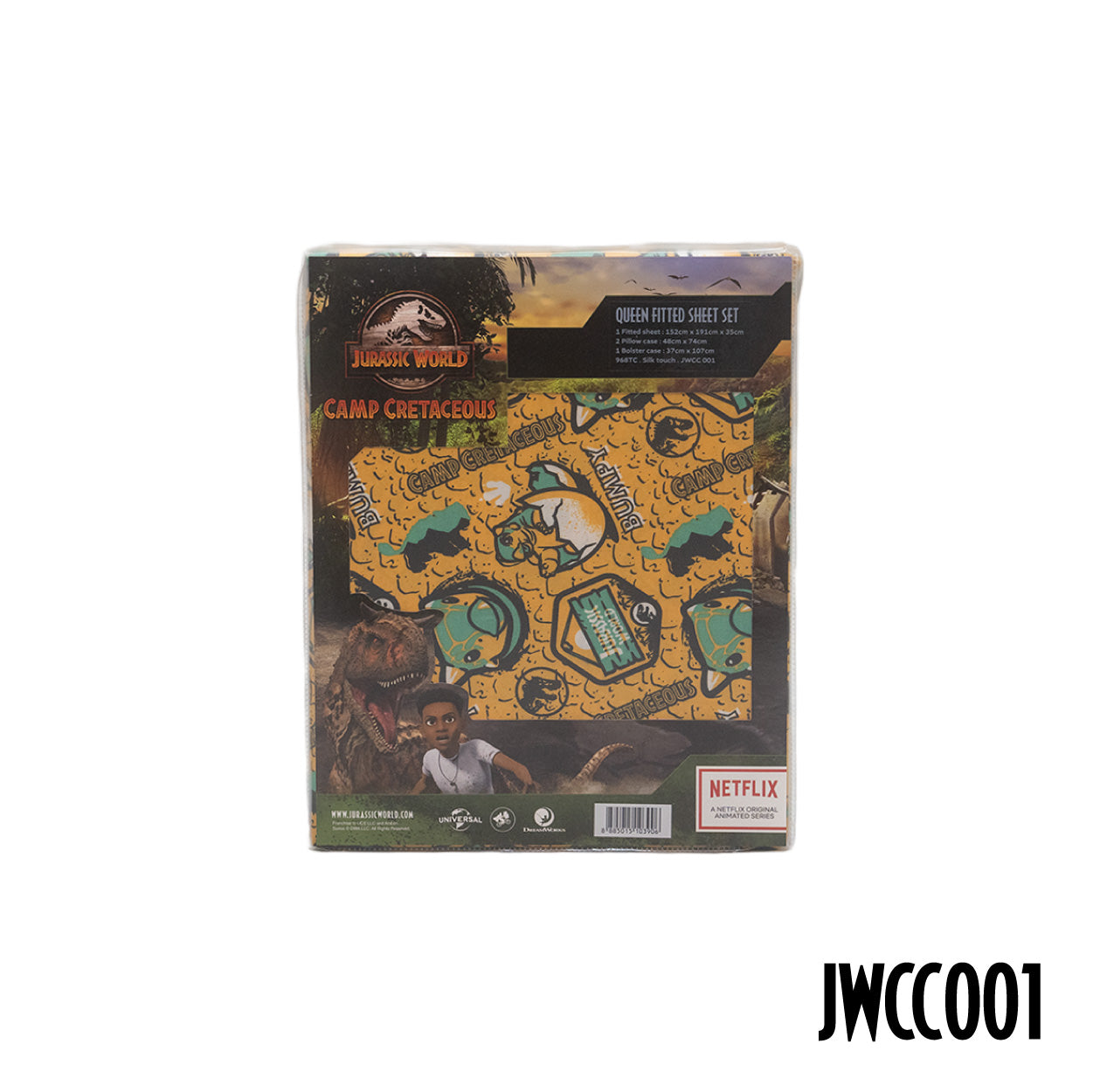 Jurassic World Series Fitted Sheet Set JWCC001