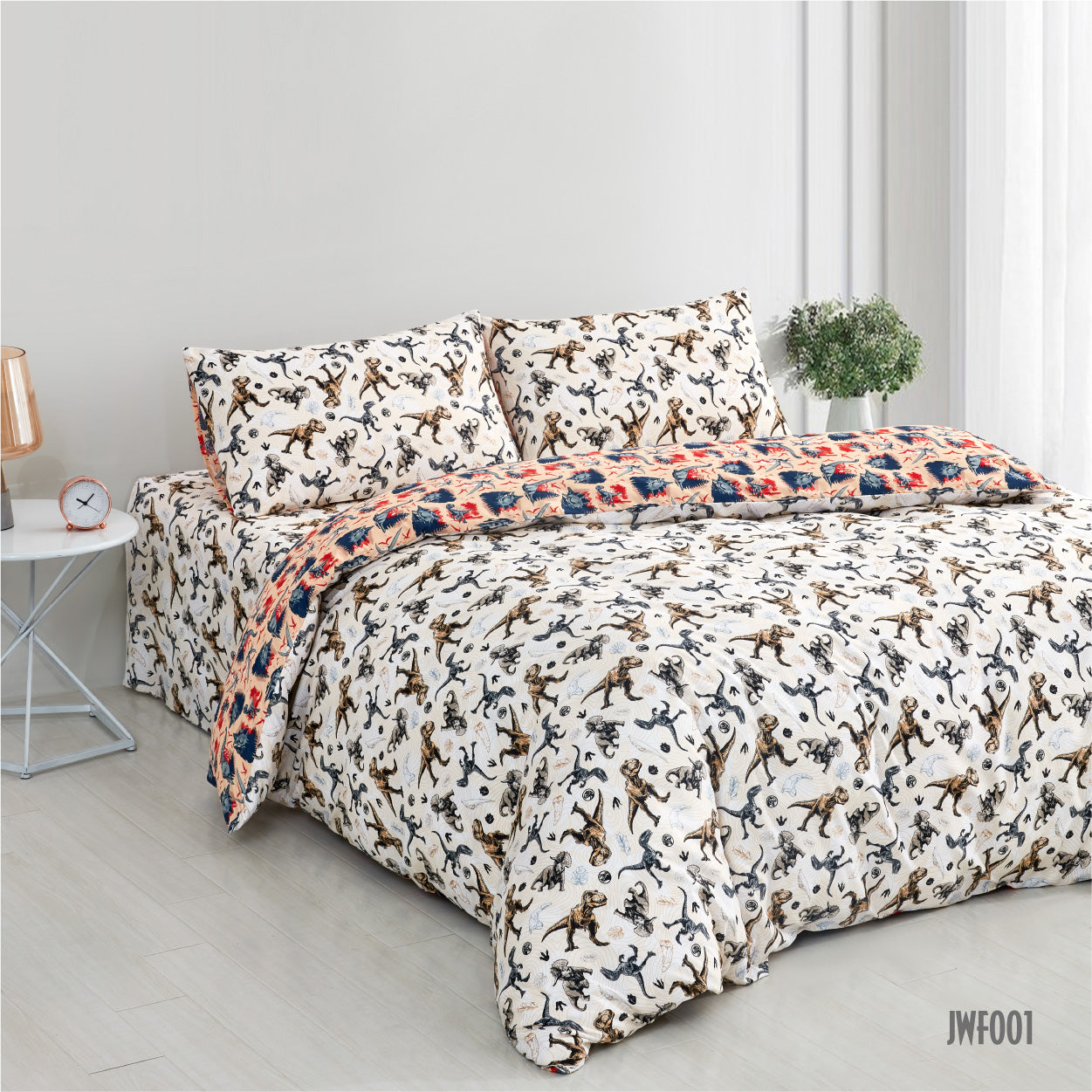 Jurassic World Series Fitted Sheet Set JWF001