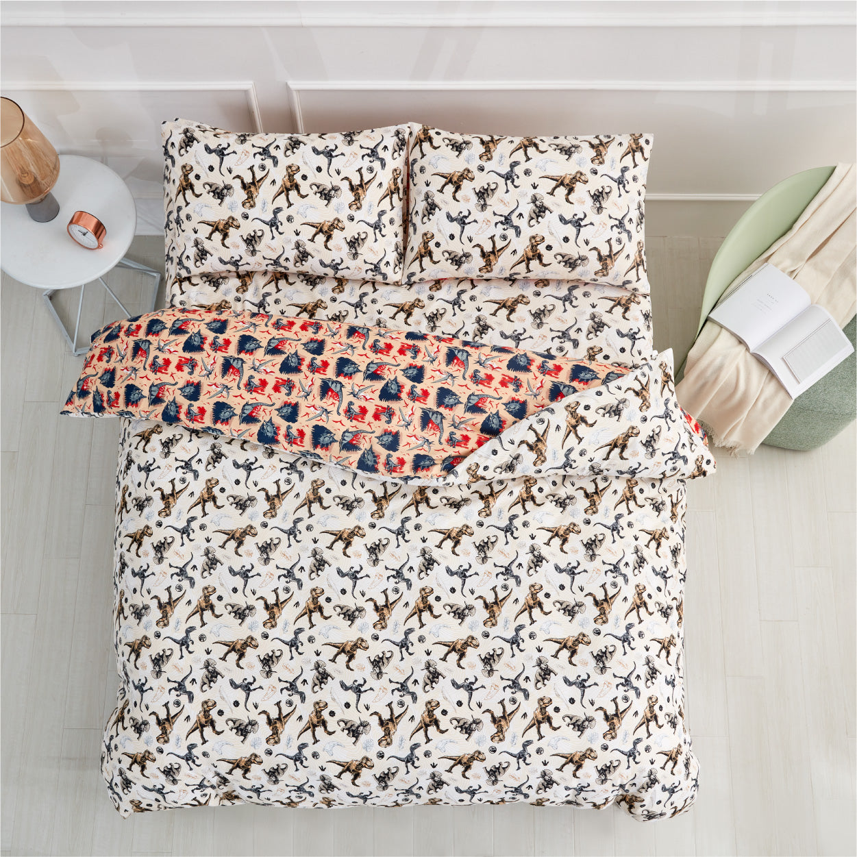 Jurassic World Series Quilt Cover Set JWF001