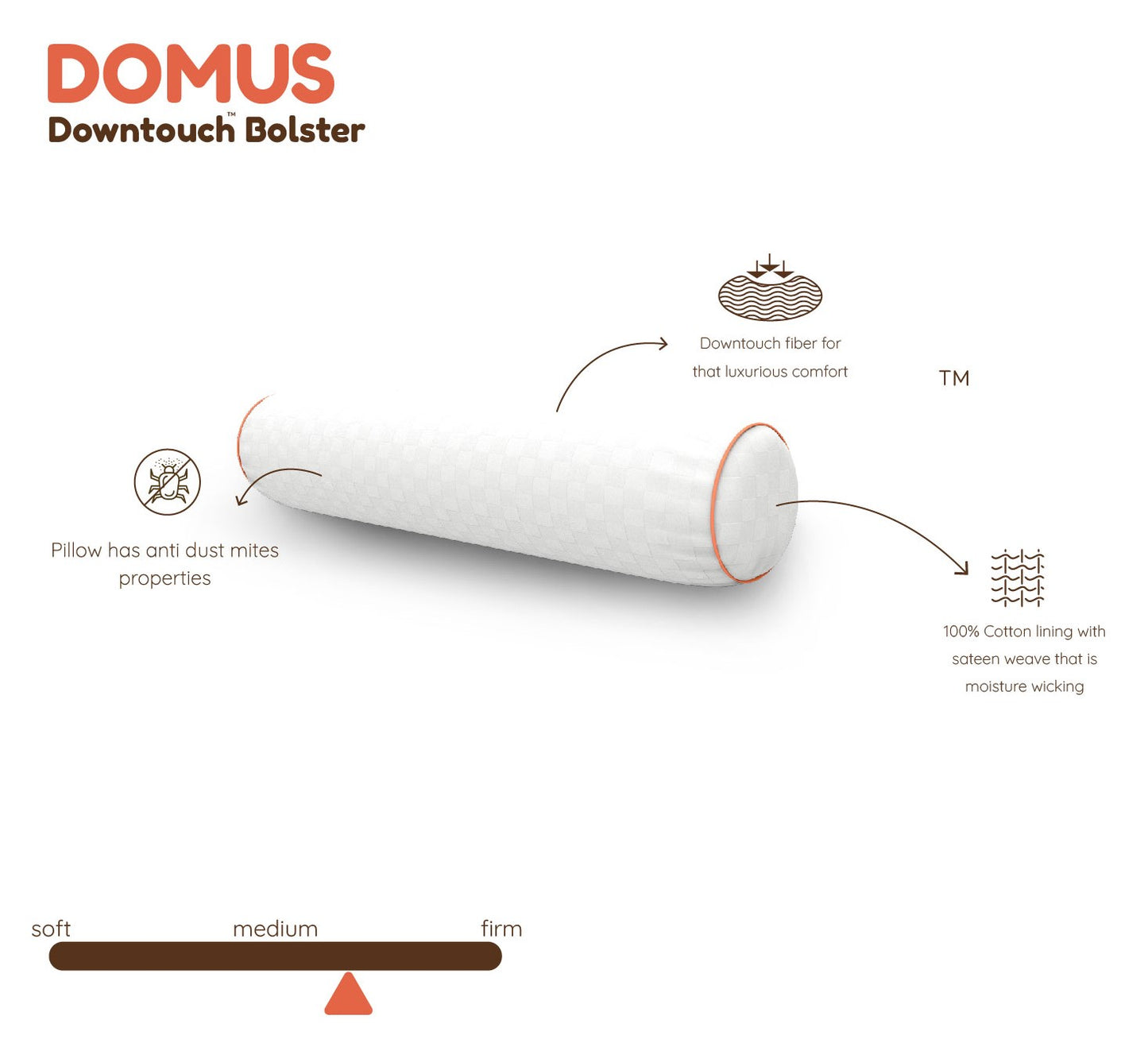 Domus Down Touch Bolster