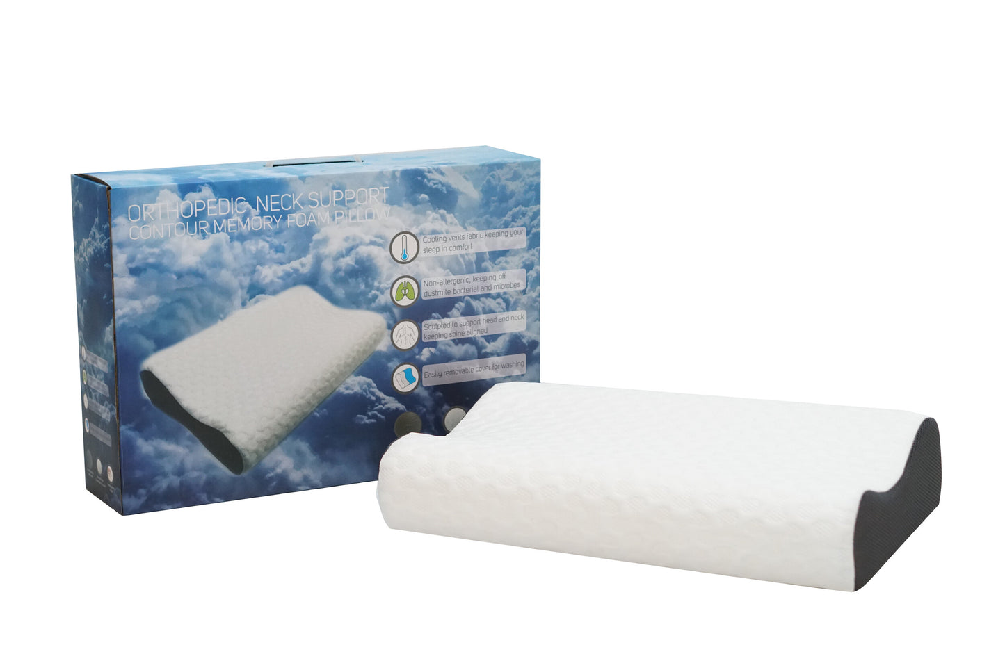 Ekohome Contour Memory Foam Pillow