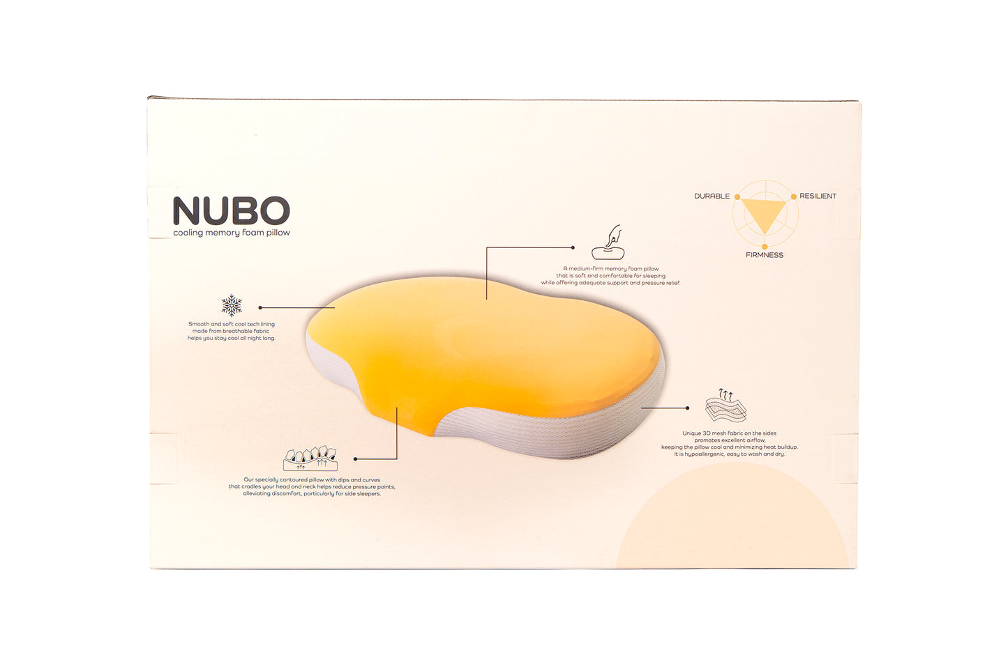 
                  
                    Ekohome Nubo Cooling Memory Foam pillow
                  
                