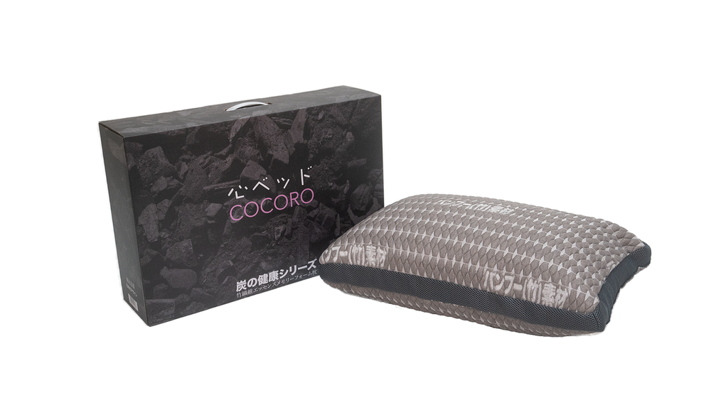 Domus Charcoal Memory Foam Pillow Ekohome